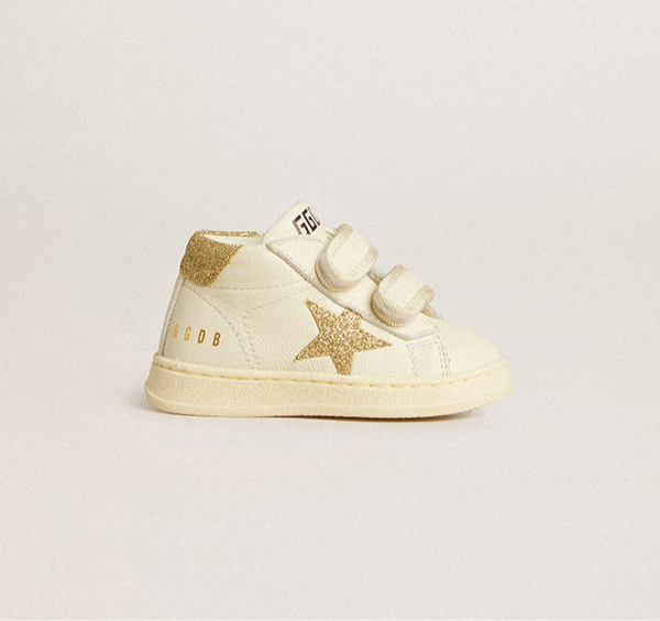 Golden Goose White Platinum Baby Sneaker