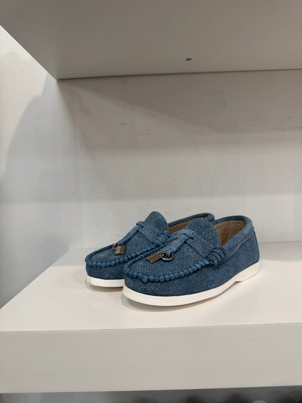 Gravitas Denim Charm Leather Loafer